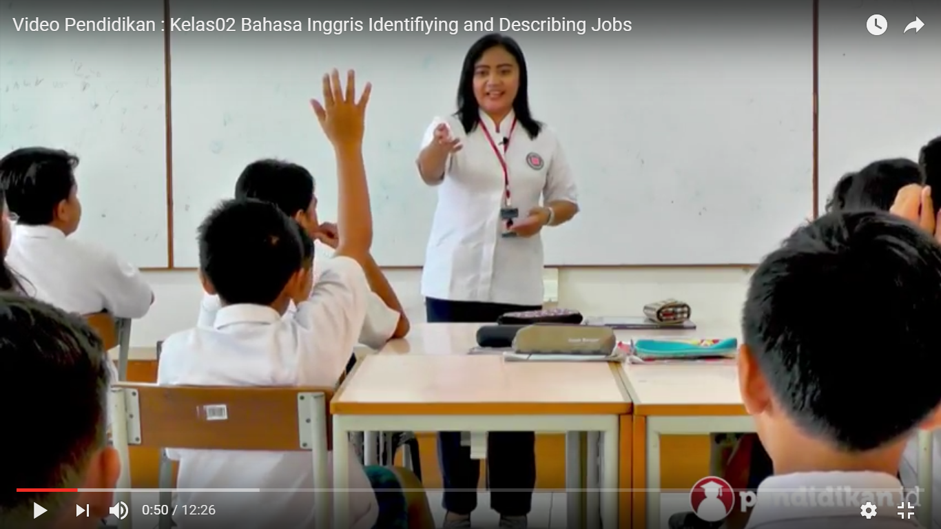 Belajar Kapanpun dan Dimanapun dengan ‘Buku Pelajaran Sekolah dalam bentuk  Video,’ Senyaman Belajar dengan Guru di Kelas