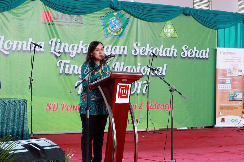 SD Pembangunan Jaya 2 Sidoarjo bersama Pendidikan.id, Ikuti Penilaian Lomba Lingkungan Sekolah Sehat tingkat Nasional (LSSN)