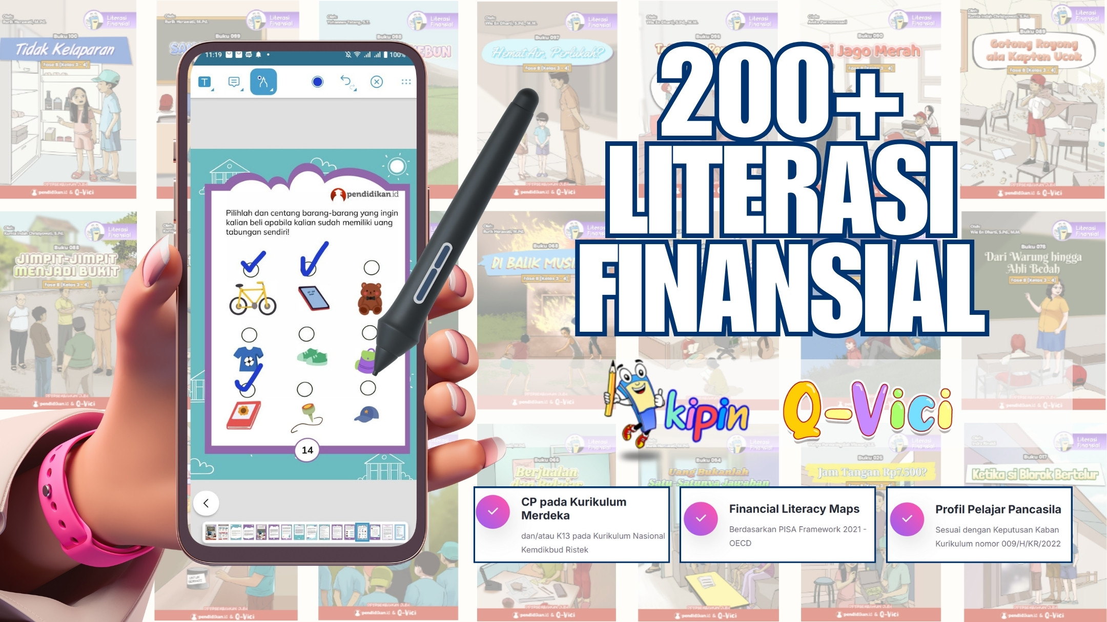 Kemendikdasmen Resmi Memasukkan Pelajaran Literasi Finansial dalam Kurikulum Nasional. Kipin Fasilitasi Siswa Dapatkan Buku Literasi Finansial Melimpah, GRATIS