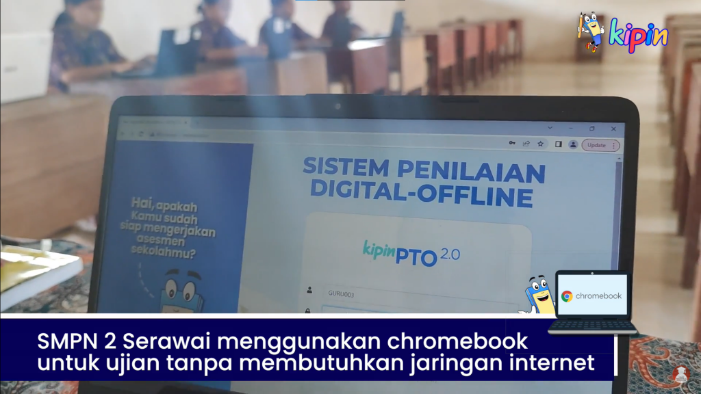 SMPN 2 Serawai Menggunakan Chromebook untuk Ujian Tanpa Membutuhkan Jaringan Internet