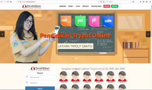 tryout online, latihan persiapan menghadapi unbk